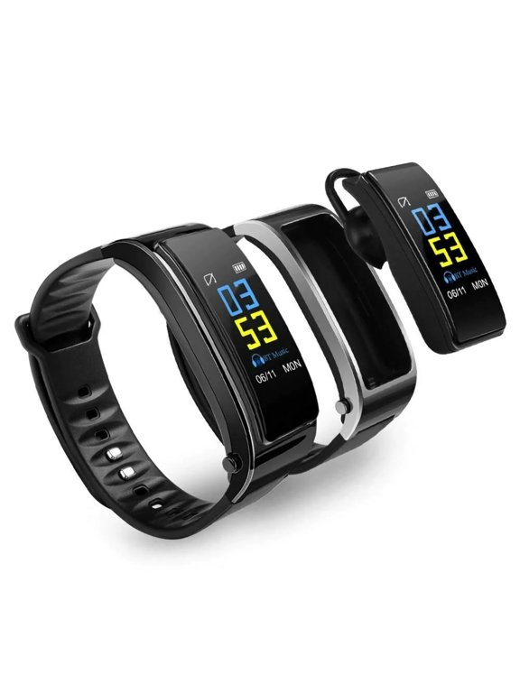 2-in-1 Smart Bracelet With Bluetooth Earphone