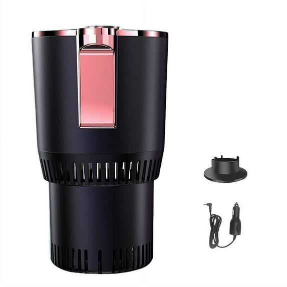 2-in-1 Smart Car Cup Holder for Cooler and Heater, Smart Cup for Car with LED Temperature Display Touch Control, Keep Drink Cold or Hot in Car Cup Holder for Commuter Road Tripper Office Travel