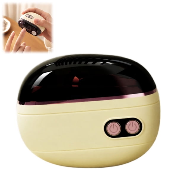 2-in-1 Smart Electric Nail Clipper & Polisher, Rechargeable Automatic Nail Clipper, Automatic Nail Trimmer with Debris Container and LED Light
