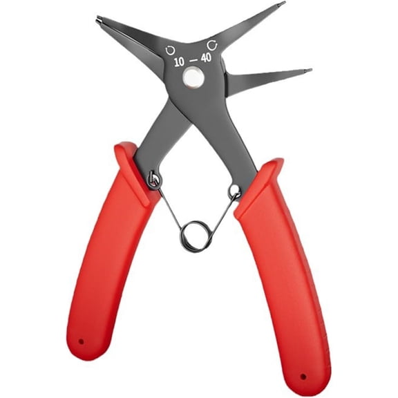 2 in 1 Snap Rings Pliers Double Purpose Circlip High Carbon Steel Removing Reassembling Hand Tool for Internal Carbon Steel