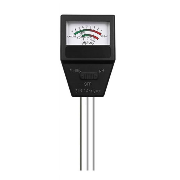 2-in-1 Soil Meter Soil Tester Kit PH & Fertility Analyzer Great for Home Garden