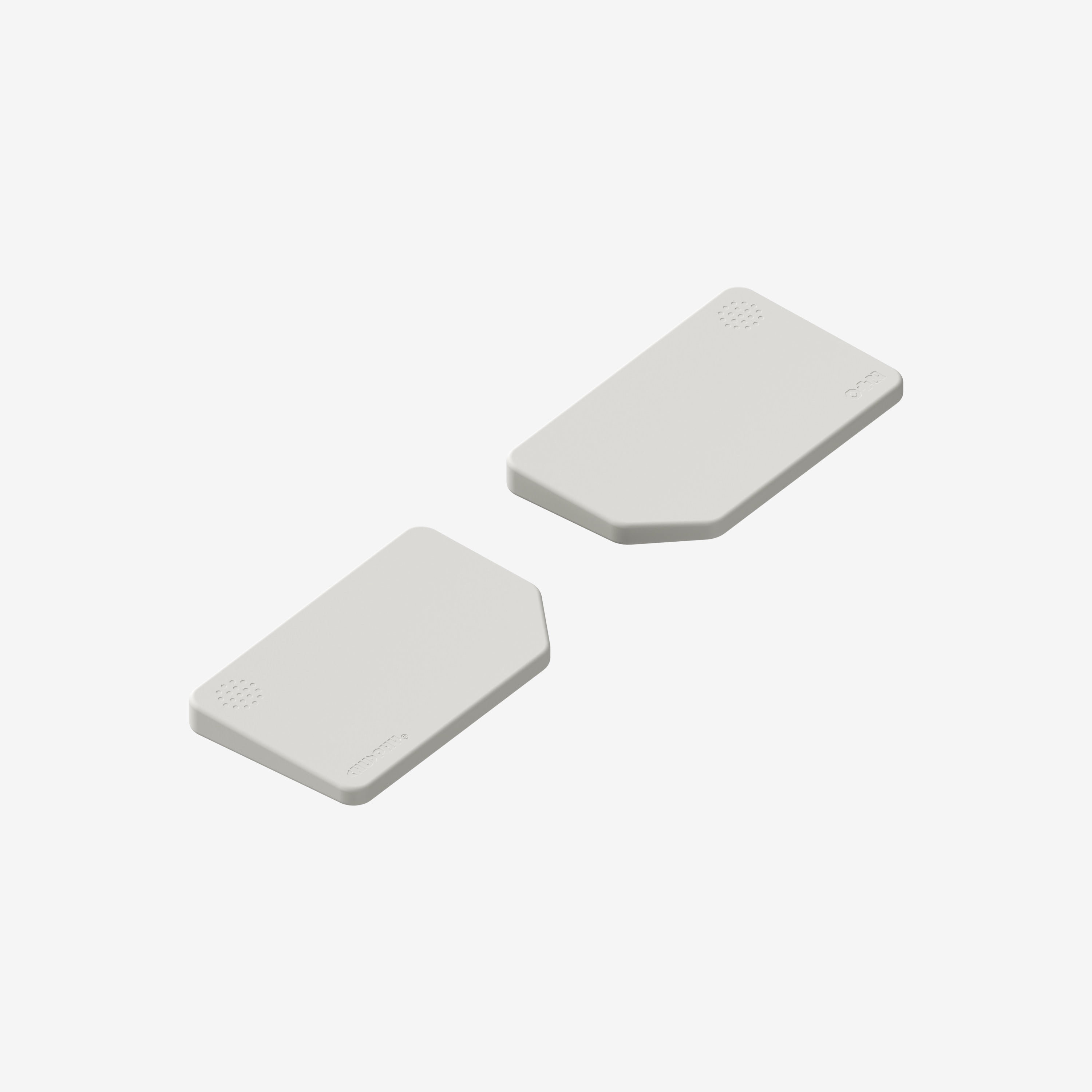 2-in-1 Split Keyboard Wrist Rest, Adjustable Height Ergonomic Palm Support Pad for Mechanical Keyboards, Plastic Wrist Pad with Dual-Level Design
