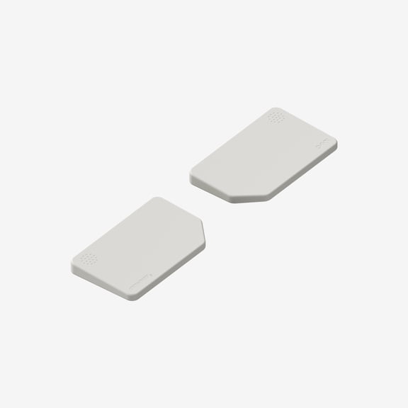 2-in-1 Split Keyboard Wrist Rest, Adjustable Height Ergonomic Palm Support Pad for Mechanical Keyboards, Plastic Wrist Pad with Dual-Level Design