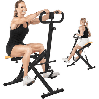 OWLSKY Squat Rowing Machine for Home Workout