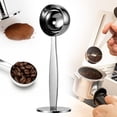 thumbnail image 1 of 2-in-1 Stainless Steel Coffee Scoop & Tamper - Dual-Headed Coffee Measuring Spoon for Home & Café Use, 1 of 9