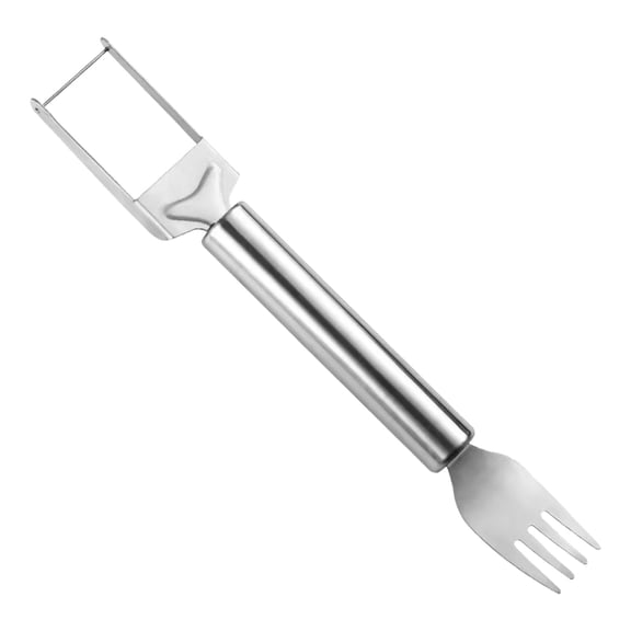 2-in-1 Stainless Steel Watermelon Cutter and Slicer, 2024 Newest Melon Cutter Tool, Kitchen Fruit Cutter for Round Dinner Mats and Table Setting