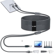 2 in 1 Starlink Mini Cable 16.4FT/5M, DC/USB C Charging + Ethernet Cable, Replacement Starlink Mini Power Accessories