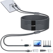 2 in 1 Starlink Mini Cable 16.4FT/5M, DC/USB C Charging + Ethernet Cable, Replacement Starlink Mini Power Accessories