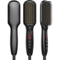 thumbnail image 1 of 2-in-1 Straightener with LCD Display, Digital, Black, 1 of 7