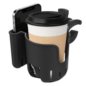 2 in 1 Stroller Cup Holder with Phone Holder, Bike Cup Holder, Universal Cup Holder for Strollers, Cup Phone Holder for Stroller Bike Accessory