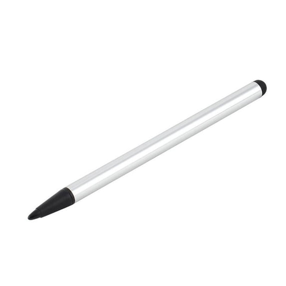 2-in-1 Stylus Pen, Aluminum, Dual-Use Tip, for Capacitive Touch Screens, Universal for Smartphone Tablet