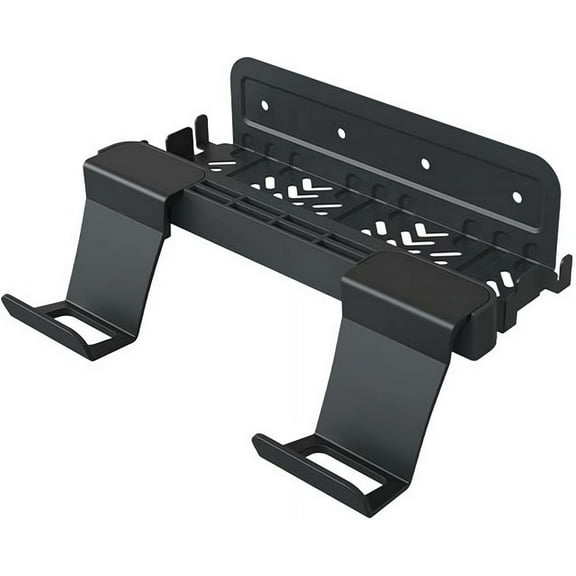 2-in-1 Switch 2 Wall Mount Bracket with Handles - Strong ABS + Metal Wall-Mounted Holder forNintendo Switch OLED Model, Space-Saving Storage Rack with Heat Dissipation & Easy Installation