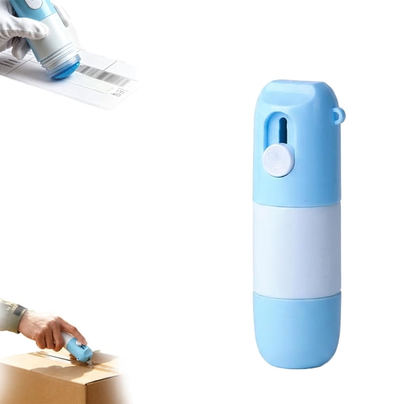 2-in-1 Thermal Paper Eraser Pen & Craft Knife, Water-Based Label Correction Marker, Privacy Identity Theft Protection