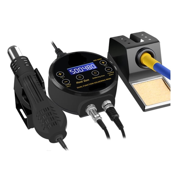 2-in-1 Touch-Control Hot Air Rework and Soldering Station for PCB, 1 Pack ,Repair Gear