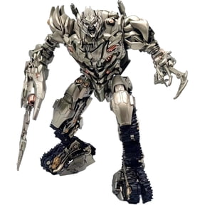 2-in-1 Transformable Tank-Style Sci-Fi Mecha Action Figure, 7.1 Inch Poseable ABS Collectible Model with Display Attachments