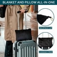 thumbnail image 1 of 2-in-1 Travel Blanket, Airplane blanket/pillow, travel pillow/blanket, Premium Soft Travel Blanket Pillow Airplane, Pilllow converts into blanket, 1 of 15