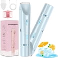 thumbnail image 1 of 2 in 1 Trimmer for Women, Dual Head Shaver Women, 2 in 1 Wet & Dry Waterproof Electric  Trimmer for Face, Body & Intimate Areas (Blue), 1 of 8