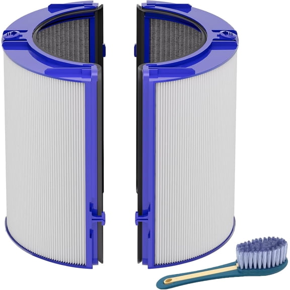 2-in-1 True HEPA+Carbon Filter Replacement for Dyson PH01 HP06 TP06 HP07 TP07 HP09 TP09 TP10 HP10 Air Puri-fier 360 Combi Glass Pure Cool Hot Humidify Fan, 1 Pack
