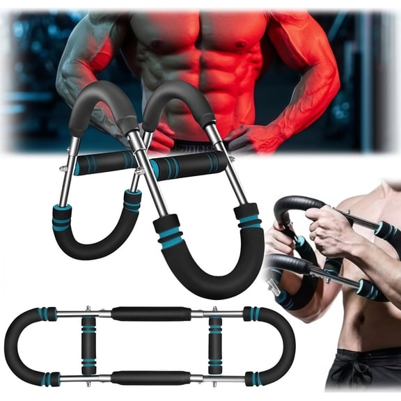 2-in-1 Twister Arm Trainer Chest Exercise Equipment,20-110 Pound Chest Exerciser for Men,Adjustable Arm Trainer for Men,2025 New Portable Spring Chest Clip Muscle Training Aids