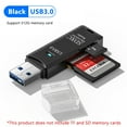 thumbnail image 1 of 2 in 1 USB 3.0 Card Reader Micro TF sd card Reader usb adapter High Speed Cardreader TF Memory card For PC Laptop Accessories, 1 of 9
