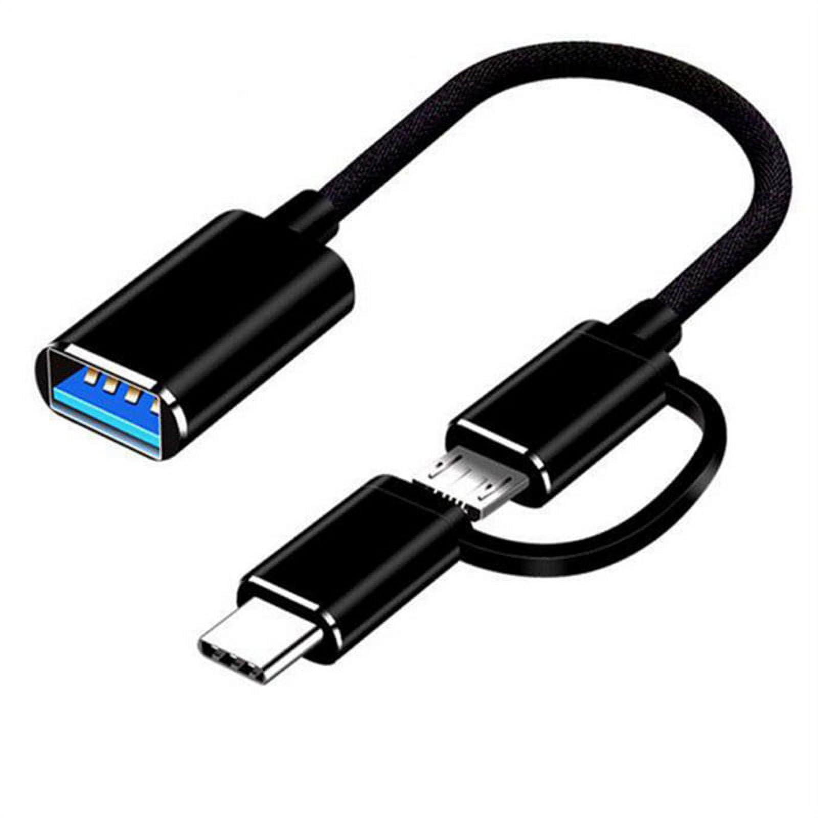 2 in 1 USB 3.0 OTG Adapter Cable TypeC USB to USB 3.0 Interface