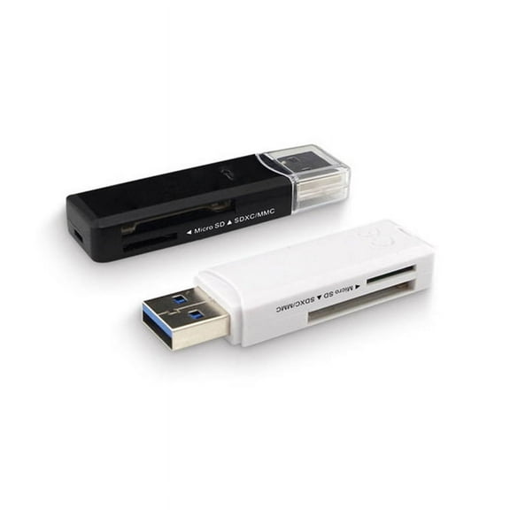 2 in 1 USB 3.0 SD TF Card Reader High Speed Data Transmission Up to 5Gbps Compatibility Multiple for PC Laptops Camera A