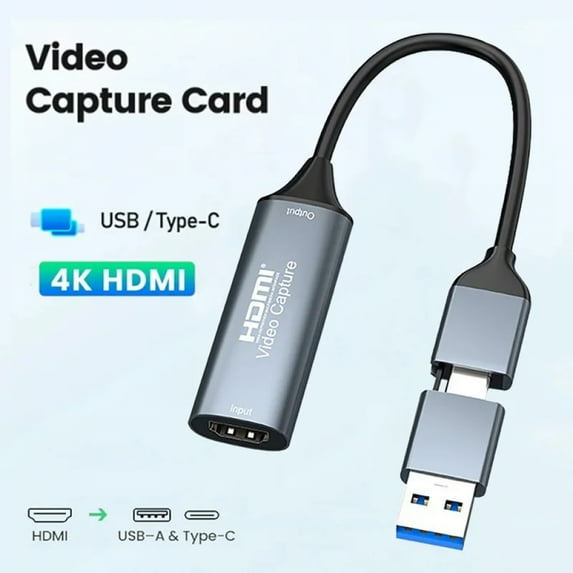 2 in 1 USB 3.0 Type C to HDMI-compatible Cable 4K USB C HDMI-compatible Adapter For iPhone PC Laptop Xiaomi MacBook Pro Air iPad Cable