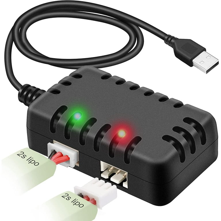 2-in-1 USB Balance Cable W/ XH-3P Connector for LiPo Battery