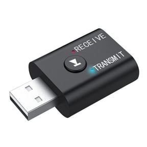 2 in 1 USB Bluetooth Audio Transmitter Smart Receiver Plug and Play for TV PC Headphones