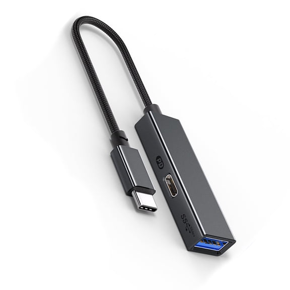 2 in 1 USB C to USB 3.2 Gen1 Adapter PD60W Charging Cable Data Transfer Converter Data Transfer Cable for Phone