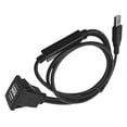 2 in 1 USB Male to Female Car Chargers Cable with Square Clip Design ...