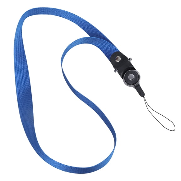 2 in 1 Unique Design Color Striped Detachable Rotating Lanyard for Wallet Phone Case Badge
