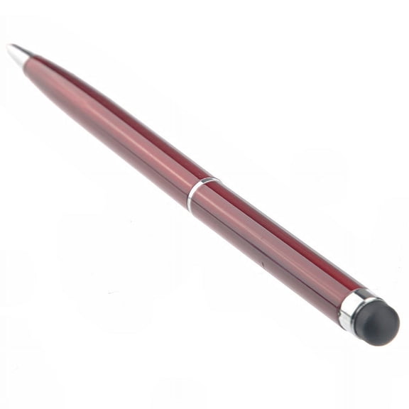PartyKindom Red Capacitive Touch Screen Stylus Pen with Ballpoint for Smooth Smartphone Navigation