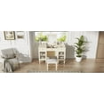 thumbnail image 1 of 2-in-1 Vanity Desk with Flip-Top Mirror, Dressing Table Set with Drawer & Cabinet, Multi-Functional Computer Writing Desk for Study, Dressing Room, Bedroom, Living Room, White Oak RR, 1 of 4