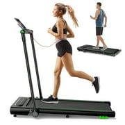 2 in 1 Walking Pad,Neche 2.5HP Folding Treadmill Under Desk Touch Screen with Remote,0.6-7.6mph