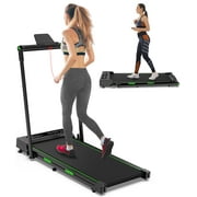2 in 1 Walking Pad for Home/Office,Folding Treadmill 2.5HP,Dprodo Under Desk Treadmill with Remote,0.6-7.6mph