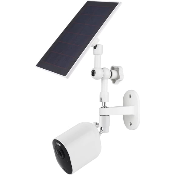 2-in-1 Wall Mount for Arlo Solar Panel and Arlo Pro/Pro 2/Pro 3/Pro 4/Ultra Security Camera, Adjustable Angle to Get Maximum Sunlight for Your Solar Panel