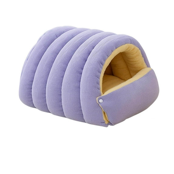 2 in 1 Washable Covered Dog Cats Bed, Small Dog House Indoor, Winter Warm Pet TentInsulated Cozy, Cave Size for Cats and Puppy