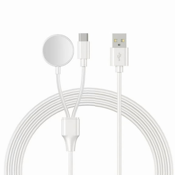 2 in 1 Watch Charging Cable Magnetic Charging Cable Convenient & Secure Charging Solution Lightweight for Watch 6/5