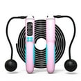 thumbnail image 1 of 2-in-1 Weighted Jump Rope with Counter,Cordless Jumps Ropes,Smart Weighted Jump Rope, Adjustable Digital Counting Jumps Ropes with Timer/Calories/LCD Display,Ta ngle-Free Design for Beginners, 1 of 9