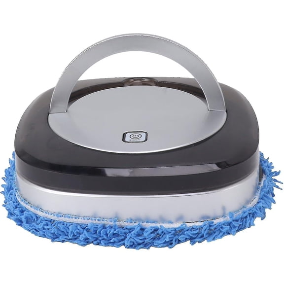 2-in-1 Wet Dry Mopping Robot with Built-in Water Tank, Vacuum & Mop Cleaner (Black)