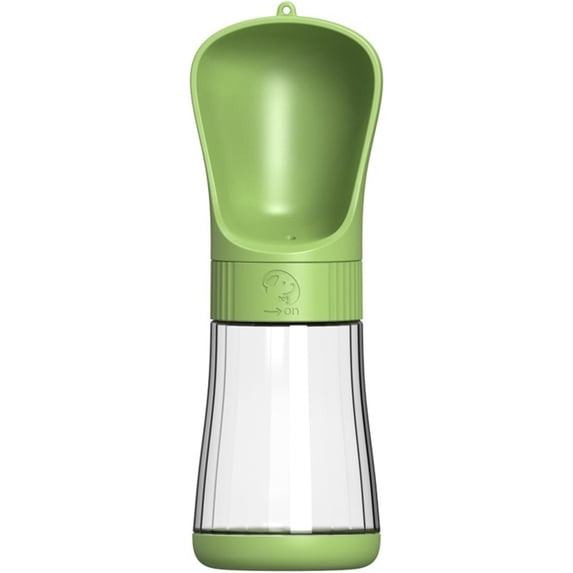 2-in-1 Wide Mouth Dog Water Bottle, 330/490/510ml Portable Dispenser | Leak-Proof Rotating Switch, Doubles as Food Bowl, Sturdy ABS, Lightweight, Wide Mouth Easy Clean