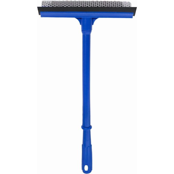 2-in-1  Window Cleaner, Multi-Use  Windshield Cleaning Tool, with 15.9" Handle, 8" Soft Rubber  & Highly Absorbent Sponge, , , Glass, Shower, Outdoor Window Cleaning