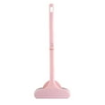 thumbnail image 1 of 2-in-1 Window Track & Hard-to-Reach Cleaner – Detachable Scrubber/Scraper for Stubborn Dirt in Car Vents, Shower Doors, Blinds ,ABS Handle with Washable Sponge, Hanging Storage Pink, 1 of 2