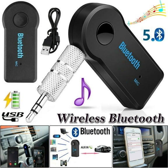 2 in 1 Wireless Bluetooth-compatible 5.0 Receiver Adapter 3.5mm Jack For Car Music Aux A2dp Headphone Reciever Handsfree