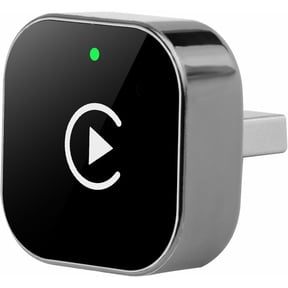 2-in-1 Wireless CarPlay & Android Auto Adapter, Plug & Play CarPlay Dongle Converts Wired to Wireless, Fast Auto-Connect, No Delay, Compact Design for iPhone & Android with USB/USB-C Port(Black)
