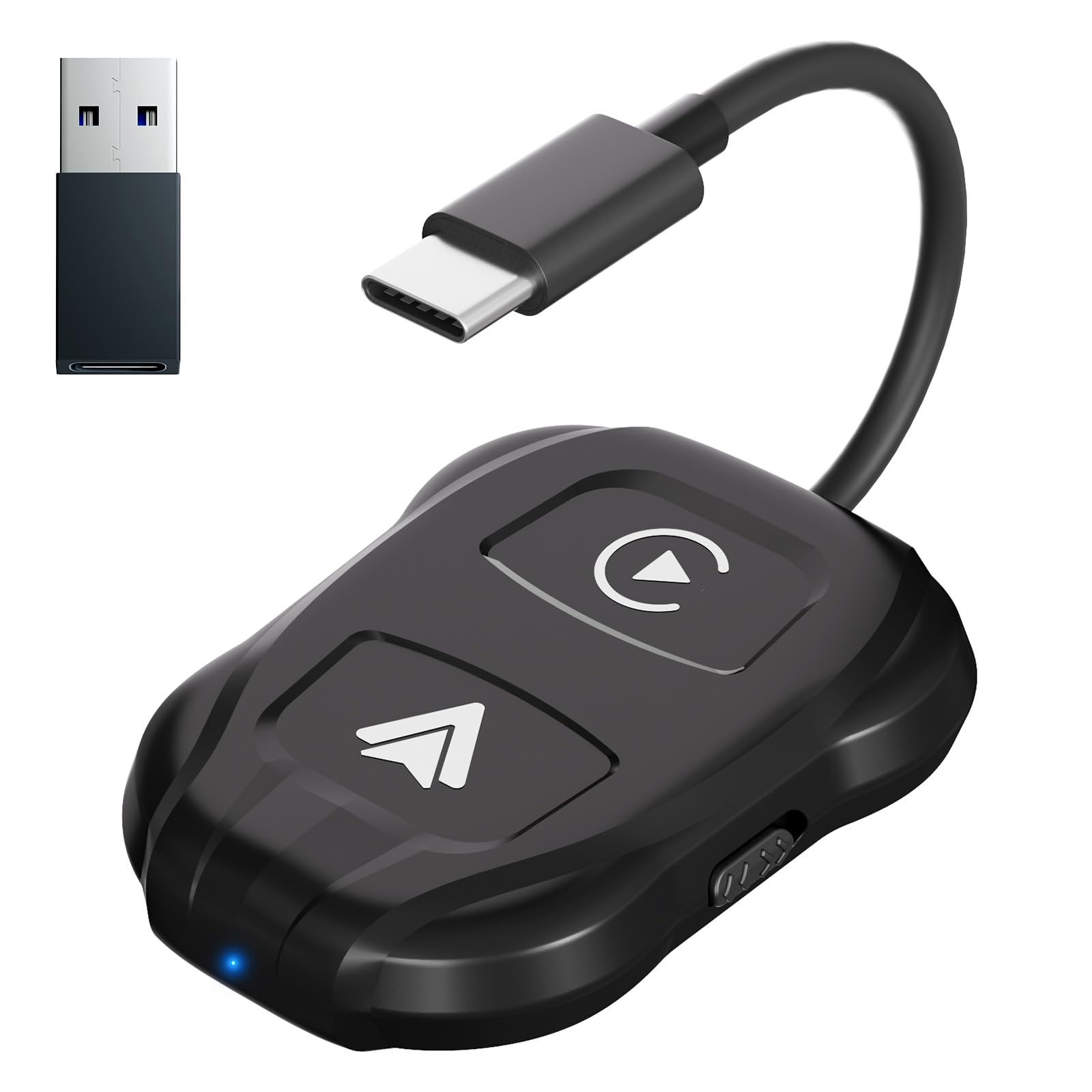 2in1 Wireless CarPlay Android Auto car Adapter, Convert Wired CarPlay