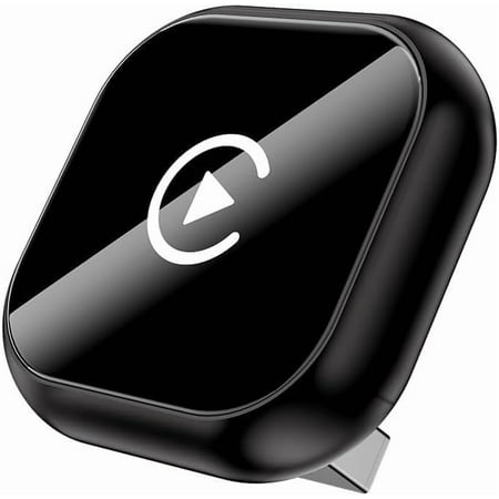 2 in 1 Wireless Carplay Adapter, Plug & Play Car Play Connectivity, Convert Factory Wired to Wireless,Low Latency, Compatible with iOS10+/Andriond11+