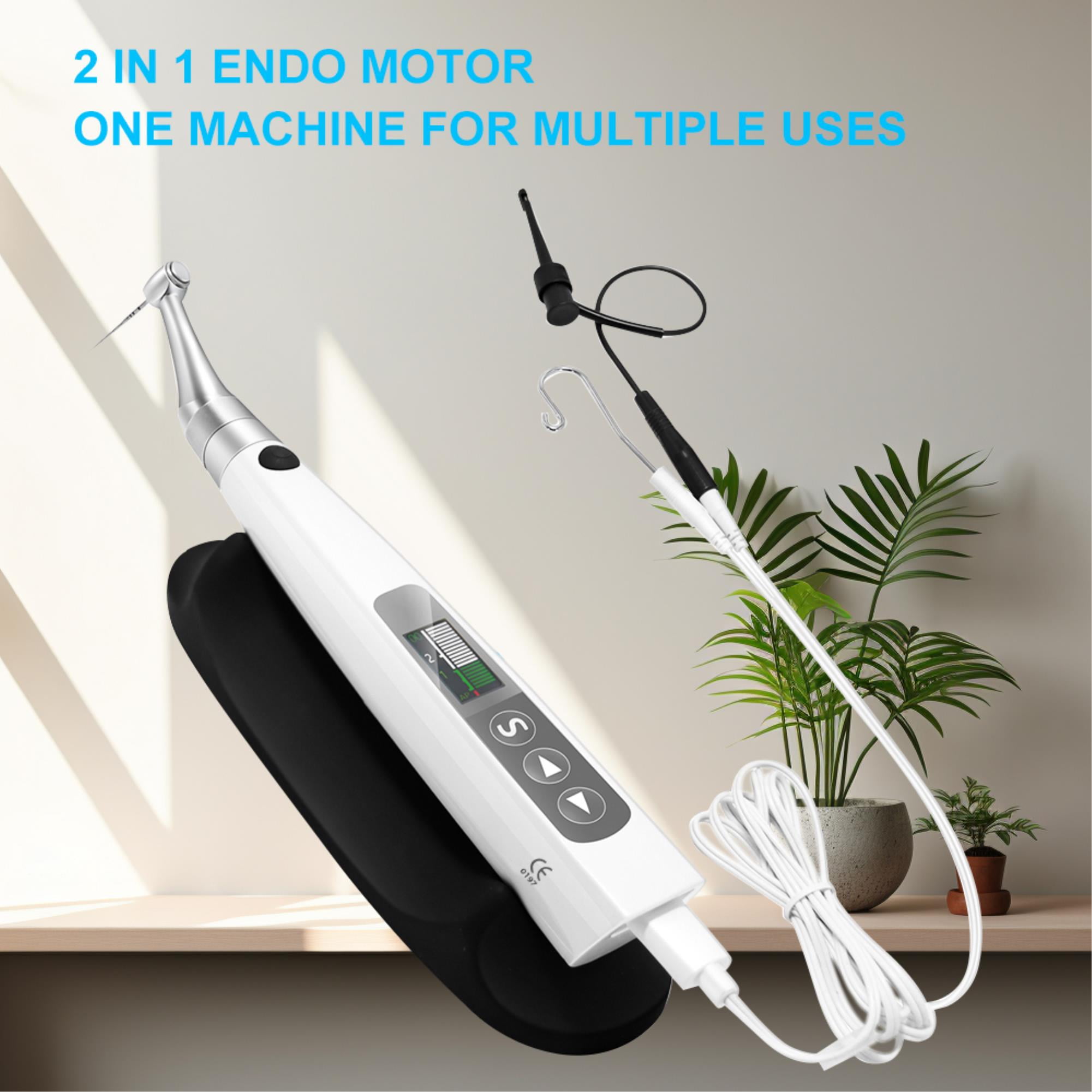 2 in 1 Wireless Dental Endo Motor with Builtin Apex Locator, 161