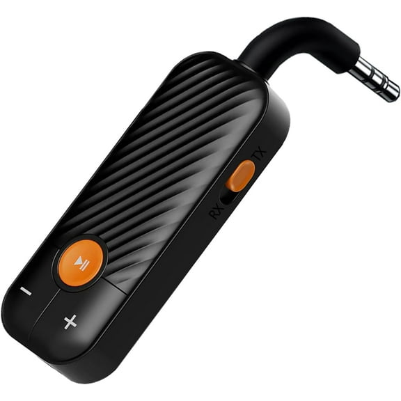 2-in-1 Wireless Transmitter/Receiver for TV Audio, Projector, PC, Headphone, Car, Speaker, Boats or in Gym, Home